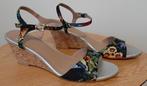 sandalen met sleehak, maat 38, merk Minozzi Milano, Kleding | Dames, Schoenen, Zo goed als nieuw, Ophalen