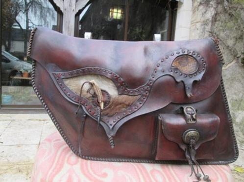 Vintage Harley fietstassen, Motoren, Accessoires | Koffers en Tassen, Gebruikt, Ophalen of Verzenden