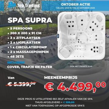 Jacuzzi Supra (Balboa)  5 pers. Oktober actie!!  beschikbaar voor biedingen