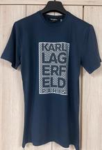 T-shirt : Karel Lagerfeld : maat XS, Blauw, Ophalen of Verzenden, Zo goed als nieuw, Karel Lagerfeld
