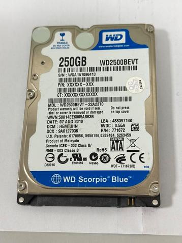 250GB SATA 2.5" HARD DISK DRIVE HIGH SIERRA 10.13.6 MACBOOK beschikbaar voor biedingen