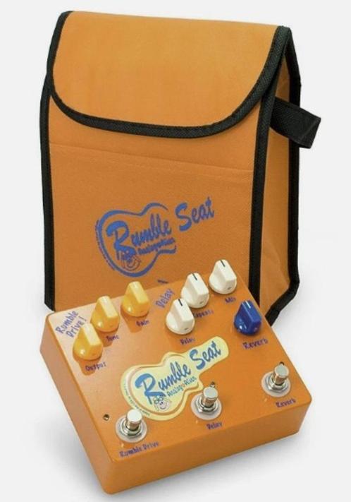 Een Alien Rumble Seat Analog Pedal verkopen, Muziek en Instrumenten, Effecten, Nieuw, Delay of Echo, Distortion, Overdrive of Fuzz