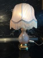 Paar lampadaires, Made in Italië, opaak glazen voet, Ophalen of Verzenden