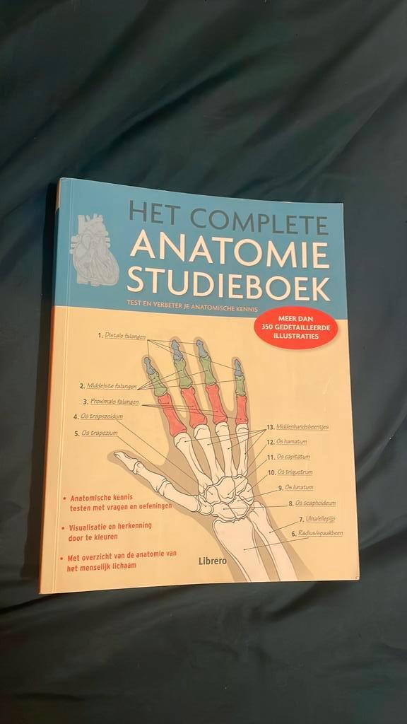 Het complete anatomie studieboek-met oefeningen, Boeken, Schoolboeken, Zo goed als nieuw, Biologie, ASO, Ophalen of Verzenden