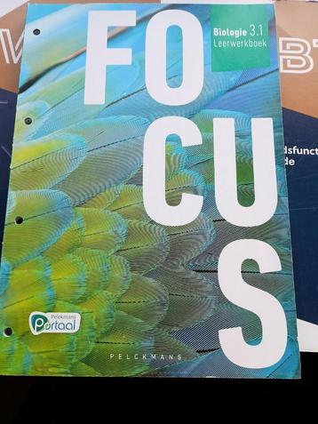 schoolboek biologie, leerwerkboek Focus 3.1