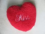 Een knuffel hart Kiss, als nieuw, Ophalen, Zo goed als nieuw, Overige typen