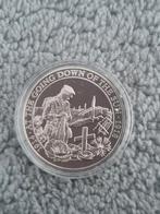 1/2 kroon Gibraltar oorlog 2018, Postzegels en Munten, Penningen en Medailles, Ophalen of Verzenden