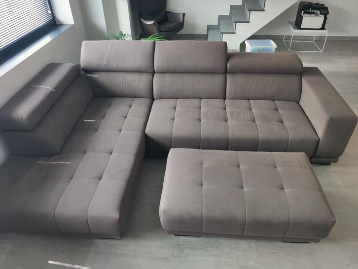 Zetel, Huis en Inrichting, Zetels | Zetels en Chaises Longues, Zo goed als nieuw, Driepersoons, 300 cm of meer, Stof, Ophalen