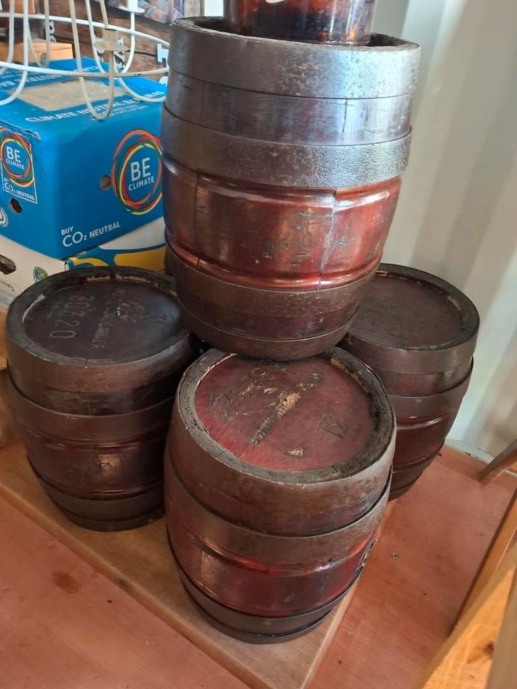 Krukjes vd tuin met Eikenhouten antieke biervaten! EYECATHER, Tuin en Terras, Tuinwanddecoratie, Ophalen