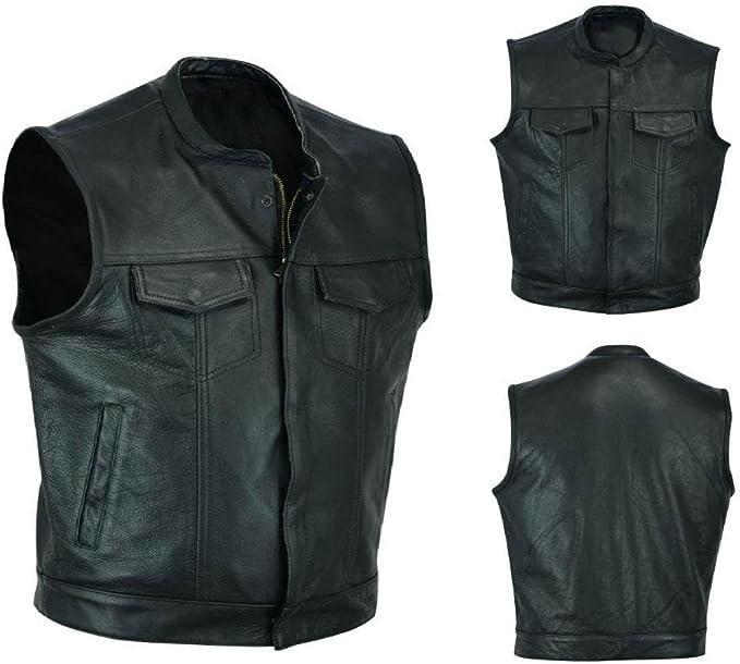 Gilet de moto en cuir neuf, Motos, Vêtements | Vêtements de moto, Manteau | cuir, Femmes, Hommes, Enfants, Neuf, avec ticket, Enlèvement ou Envoi