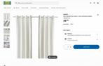4 stuks IKEA gordijnen beige, Ophalen of Verzenden, Beige