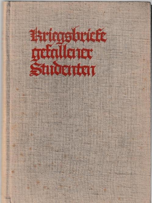 WOI-Kriegsbriefe gefallener studenten, Boeken, Oorlog en Militair, Ophalen of Verzenden