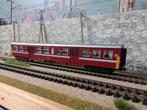 NMBS SNCB Lima / Jocadis M2 AB Trekduw Kleuren Bordeaux, Gelijkstroom, Wagon, Ophalen of Verzenden, Zo goed als nieuw