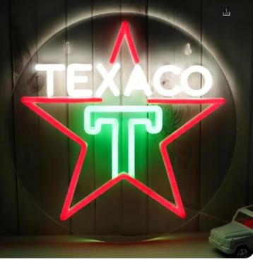 Texaco led reclame verlichting met de looks van neon en meer