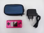 Game Boy Micro (roze)(ZGAN), Verzenden, Zo goed als nieuw, Game Boy Micro, Met beschermhoes of tas