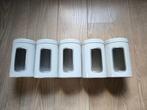 5 Brabantia voorraadpotten, Huis en Inrichting, Keuken | Potten en Pannen, Ophalen of Verzenden, Gebruikt