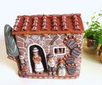 Peru Folk Art: dorpshuis met 4 bewoners en een babytje, Ophalen of Verzenden