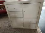 Ikea Kallax 4 vakken wit, Huis en Inrichting, Ophalen, Gebruikt