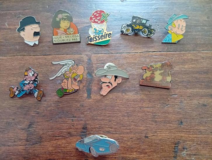 10 pin's Bd (vente à la pièce ou en lot)., Verzamelen, Stripfiguren, Nieuw, Plaatje, Poster of Sticker, Overige figuren, Ophalen of Verzenden