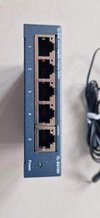 Switch TP link TL-SG105 Gigabit-desktopswitch met 5 poorten, Ophalen of Verzenden, Zo goed als nieuw