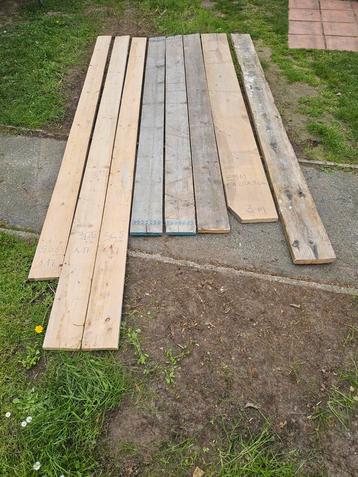 Steigerplanken Denen hout L= 3 tot 3.65 m  beschikbaar voor biedingen