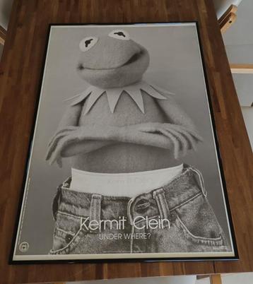 Grote Kermit Clein Poster – 60x90 cm – Grappige Parodie met  beschikbaar voor biedingen