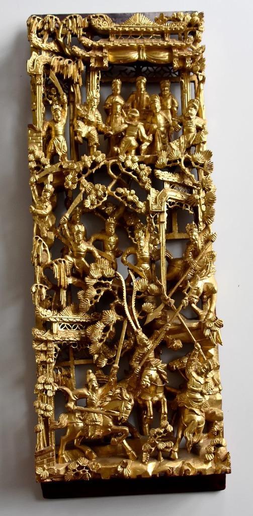 Antiek Chinees houtsnijwerk, Antiek en Kunst, Kunst | Beelden en Houtsnijwerken, Ophalen