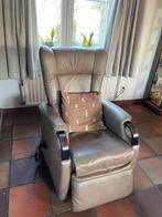 Elektrische lederen relaxzetel, Ophalen, Gebruikt, Eenpersoons, Leer