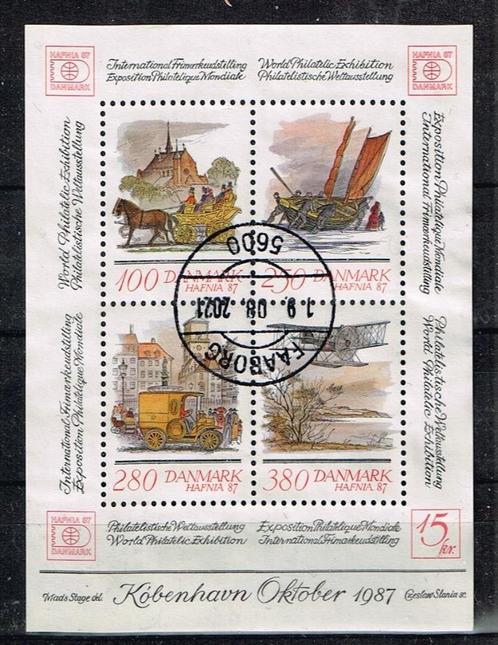 Postzegels uit Denemarken - K 3753 - Hafnia '87, Postzegels en Munten, Postzegels | Europa | Scandinavië, Gestempeld, Denemarken