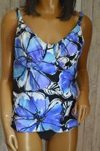 Fantasie tankini zwart/blauw/paars/wit boven EU90E broek XXL, Kleding | Dames, Badmode en Zwemkleding, Overige typen, Overige kleuren