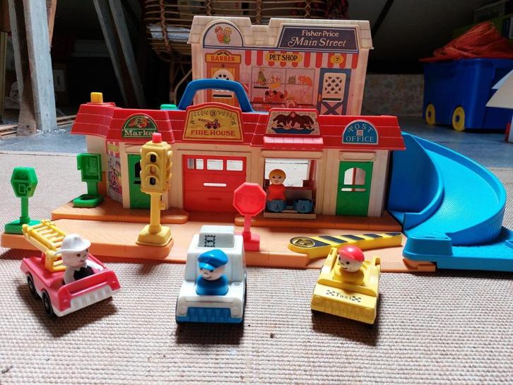 Fisher Price main street, Kinderen en Baby's, Speelgoed | Fisher-Price, Gebruikt, Speelset, Ophalen of Verzenden