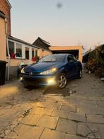 Peugoet 206 2006, Auto's, Peugeot, Zwart, Cabriolet, Blauw, Handgeschakeld