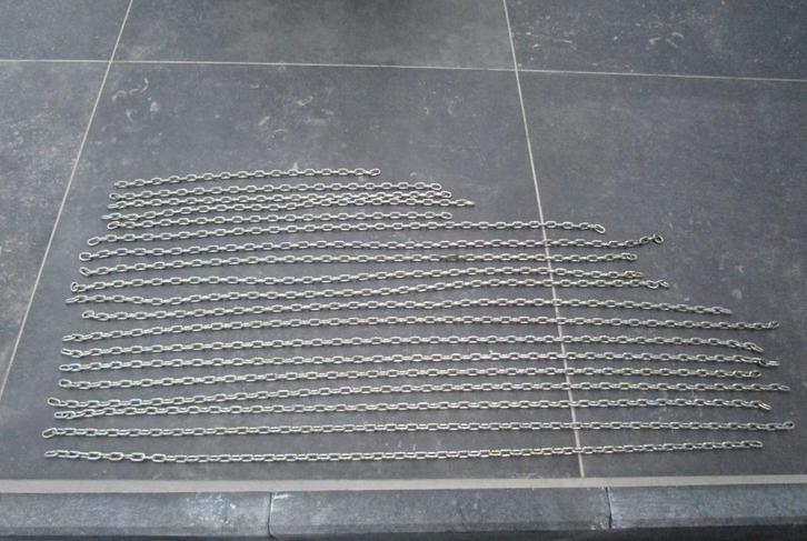 metalen schakelkettingen, Doe-het-zelf en Bouw, Metalen, Zo goed als nieuw, IJzer, Ophalen of Verzenden