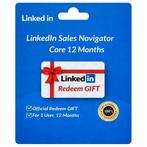 LinkedIn Sales Navigator Core 12 Months - Redeem Gift, Tickets & Billets