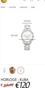 Nieuw dames horloge/uurwerk zilver victoria, Handtassen en Accessoires, Horloges | Dames, Ophalen, Nieuw, Zilver