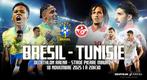 Match ️ Bresil - Tunisie, Tickets en Kaartjes, Evenementen en Festivals, Drie personen of meer