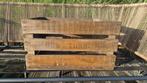 Vintage Houten kist "oud turnhout", heel goede staat, Minder dan 50 cm, Gebruikt, 50 tot 100 cm, Ophalen of Verzenden