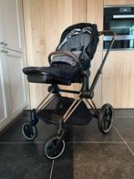 Cybex platinum priam rose gold + carry cot + footmyff, Ophalen, Zo goed als nieuw, Kinderwagen