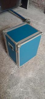 Flightcase 19inch rack blauw, Ophalen, Zo goed als nieuw, Flightcase
