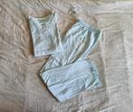 Pyjama set - Slaapkledij - Lichtblauw - Myself - XXL - €3, Myself, Bleu, Porté, Taille 46/48 (XL) ou plus grande