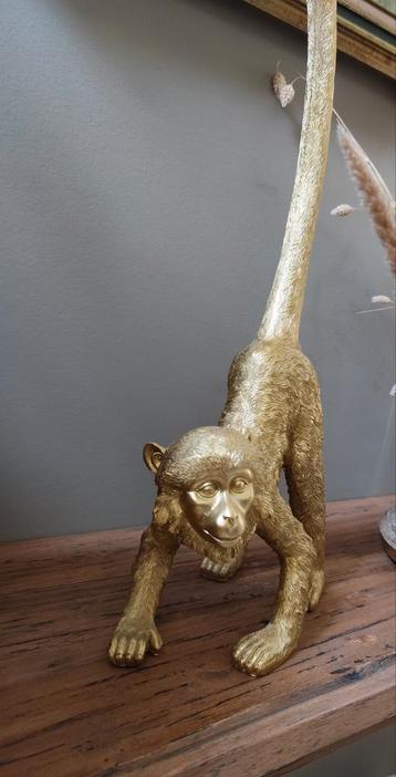Gouden aap, beeldje, 68cm hoog beschikbaar voor biedingen