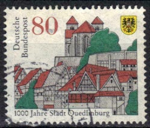 Duitsland Bundespost 1994 - Yvert 1597 - Quedlinburg (ST), Timbres & Monnaies, Timbres | Europe | Allemagne, Affranchi, Envoi