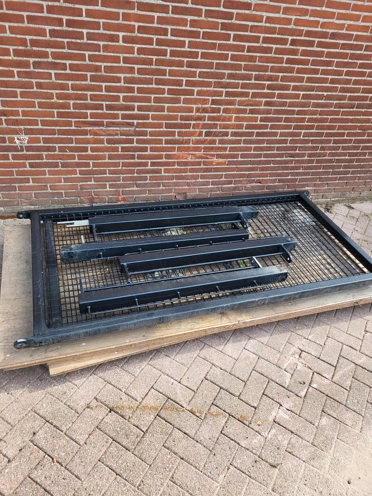 Stalen draaipoort / looppoort, Tuin en Terras, Tuinpoorten, Ophalen