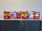 MOTUL oude garage olie blikken, Ophalen of Verzenden, Gebruikt, Verpakking