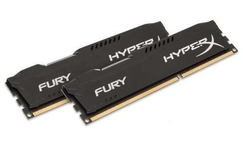 Kit HyperX HX318C10FBK2/16 FURY, noir, 2x8 Go, 16 Go DDR3, Informatique & Logiciels, Mémoire RAM, Neuf, 16 GB, DDR3, Enlèvement ou Envoi