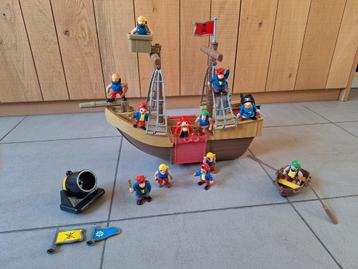 bateau pirate avec personnages, Enlèvement, Comme neuf