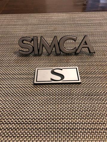 emblème insigne logo simca Talbot 1100 s, Enlèvement, Utilisé, Autres marques automobiles