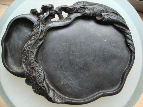 CHINESE antieke INKTSTEEN Duan inkstone kalligrafie signed, Antiek en Kunst, Kunst | Niet-Westerse kunst, Ophalen of Verzenden
