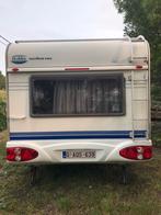 Caravan Hobby Excellent De Luxe Easy met voortent en mover, Caravans en Kamperen, Caravans, Vast bed, Rondzit, Hobby, Schokbreker