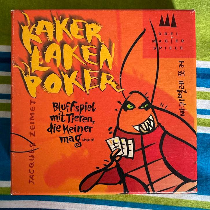 Kakkerlakkenpoker, Hobby en Vrije tijd, Gezelschapsspellen | Bordspellen, Ophalen of Verzenden